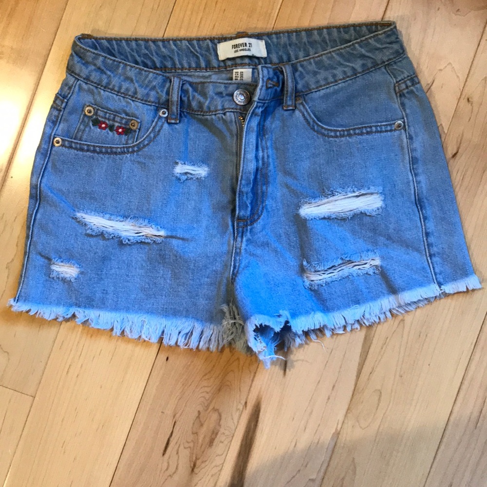 Forever 21 denim shorts